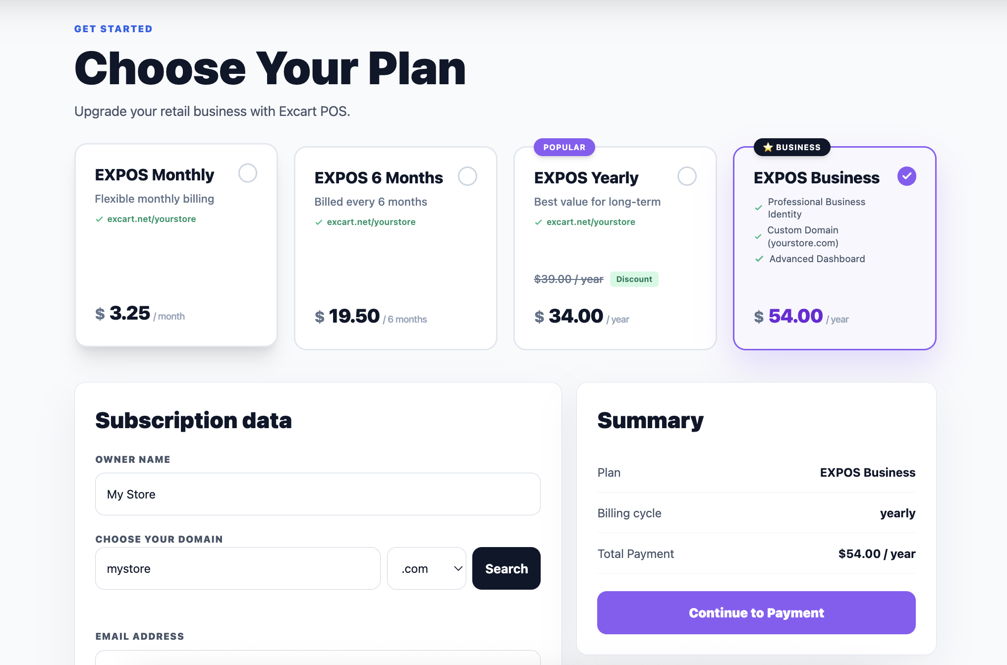 Introducing Business Upgrade: Use Your Own Custom Domain with Excart POS